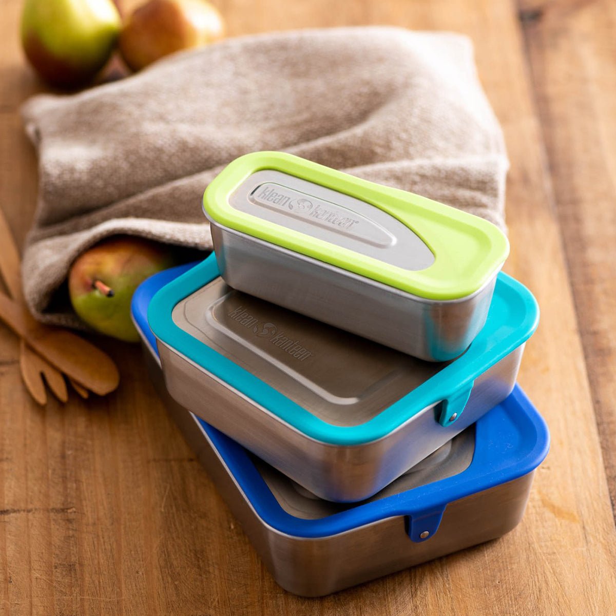 Klean Kanteen Stainless Steel Food Box with Silicone Lid - Complete Set - Forza Sports