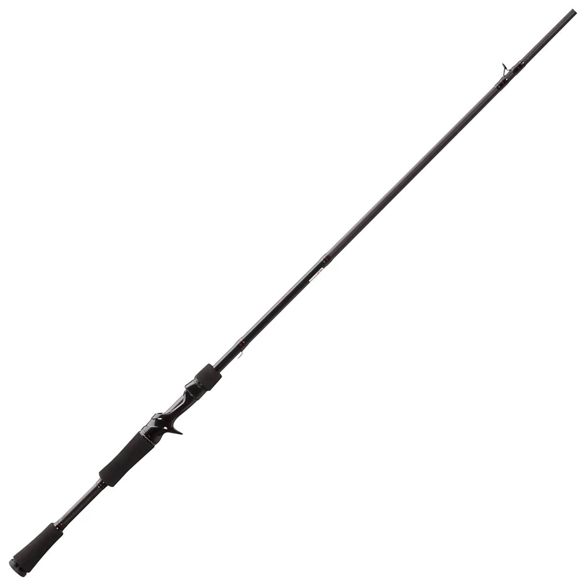 Fishing rod on a white background