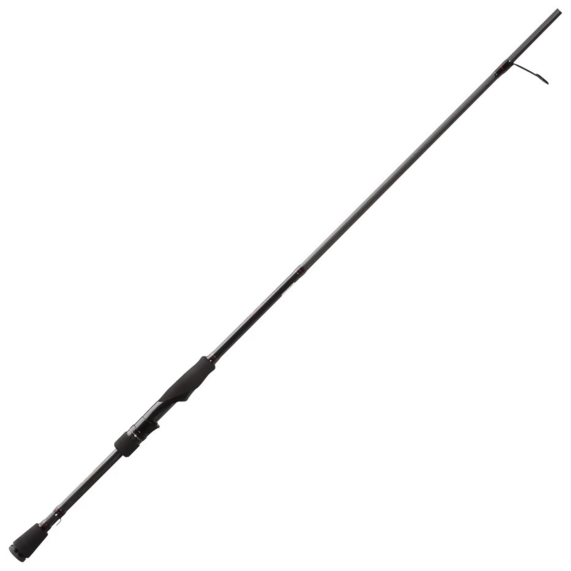 Fishing rod on a white background