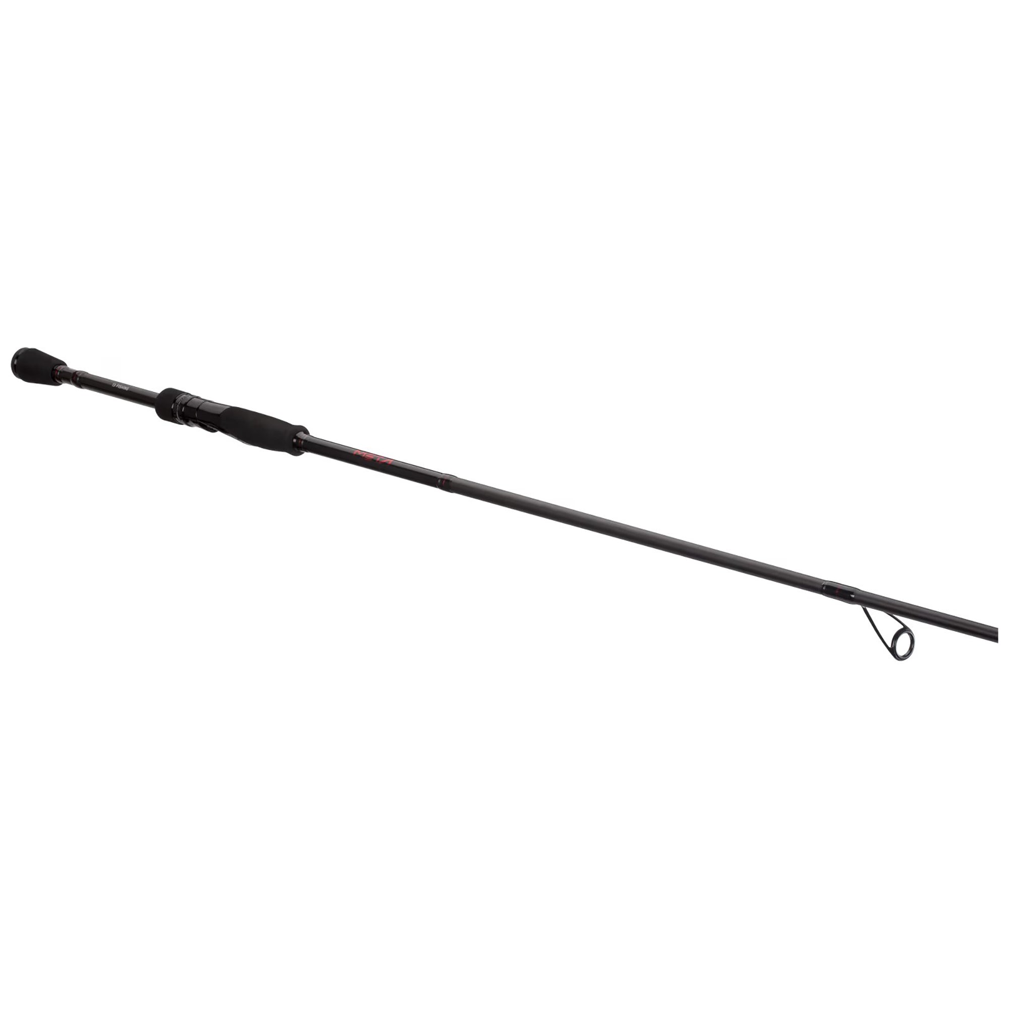 Fishing rod on a white background