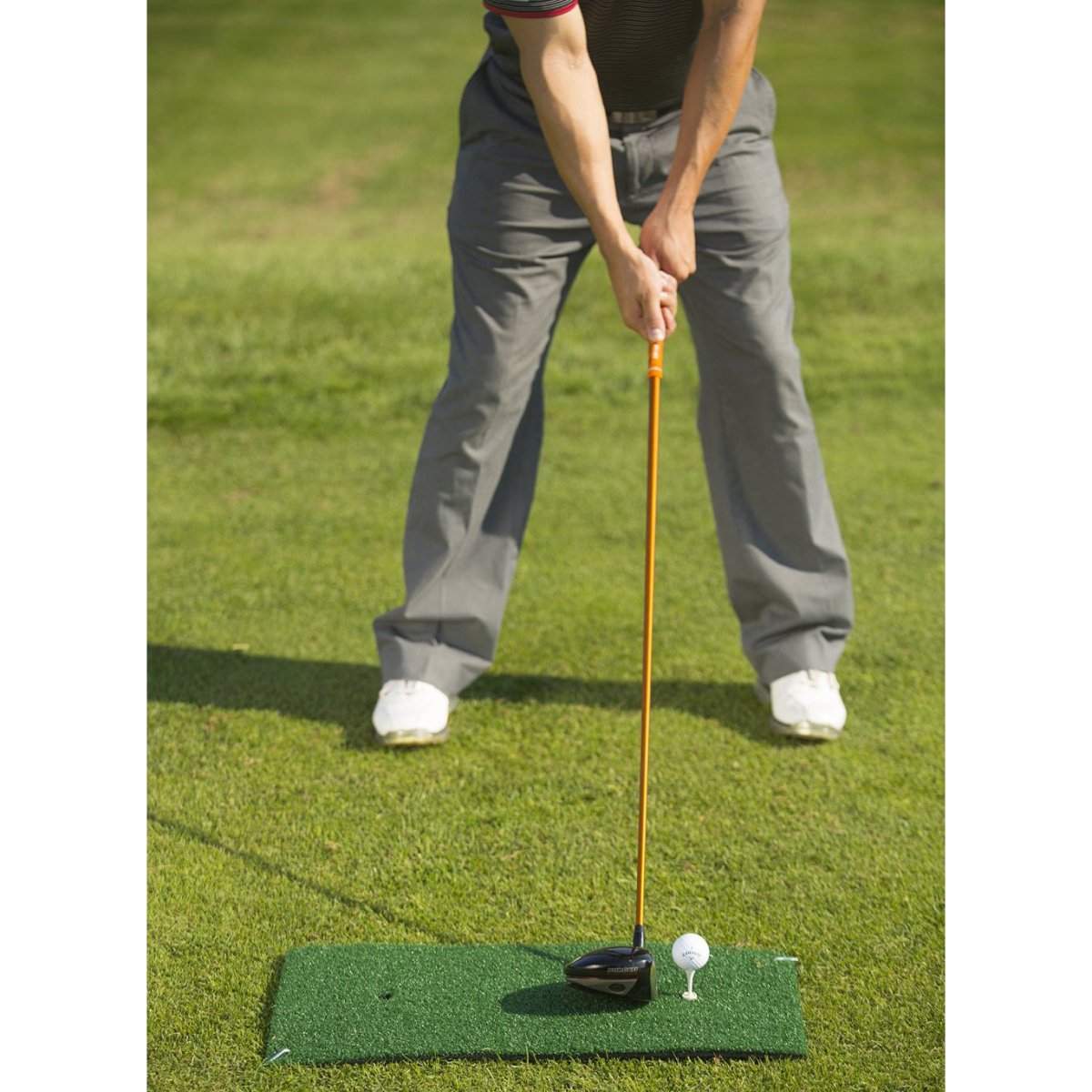 IZZO 1' x 2' Chipping and Driving Practice Golf Mat - Forza Sports
