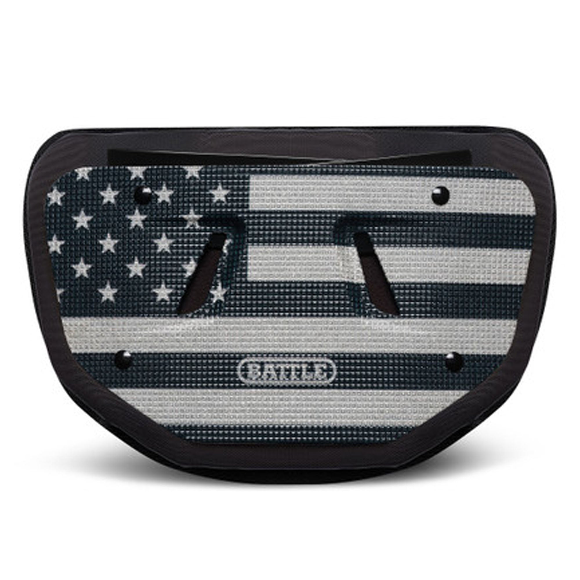 Muzzle loader with American flag design on a white background