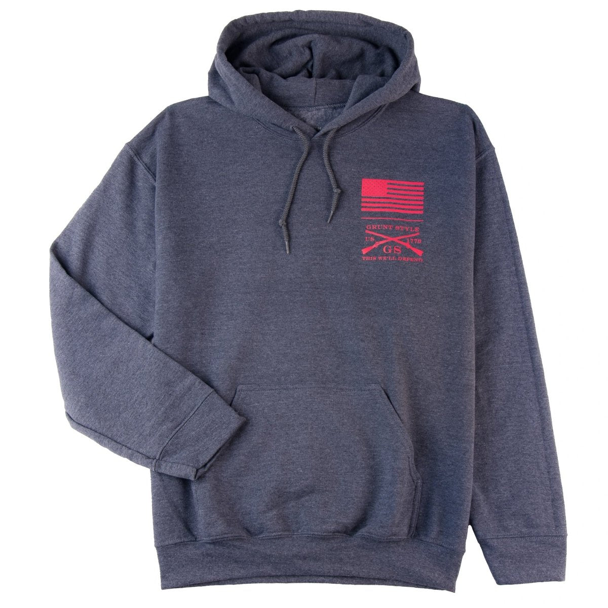 Grunt Style Red Blood Blue Collar Pullover Hoodie - Forza Sports
