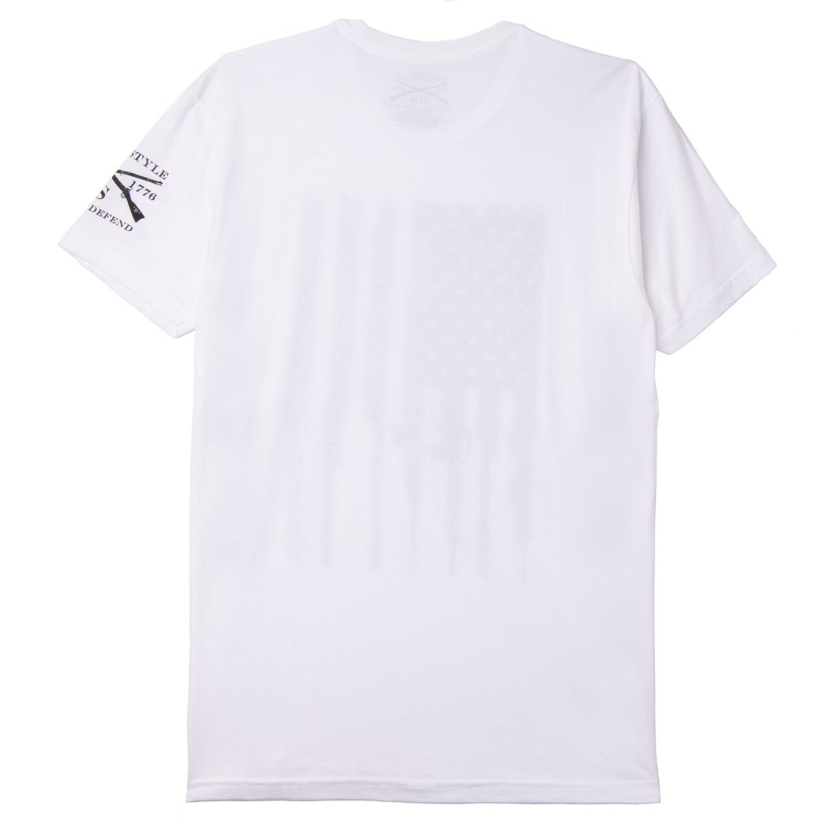 Grunt Style Rifle Flag Crewneck T-Shirt - White - Forza Sports