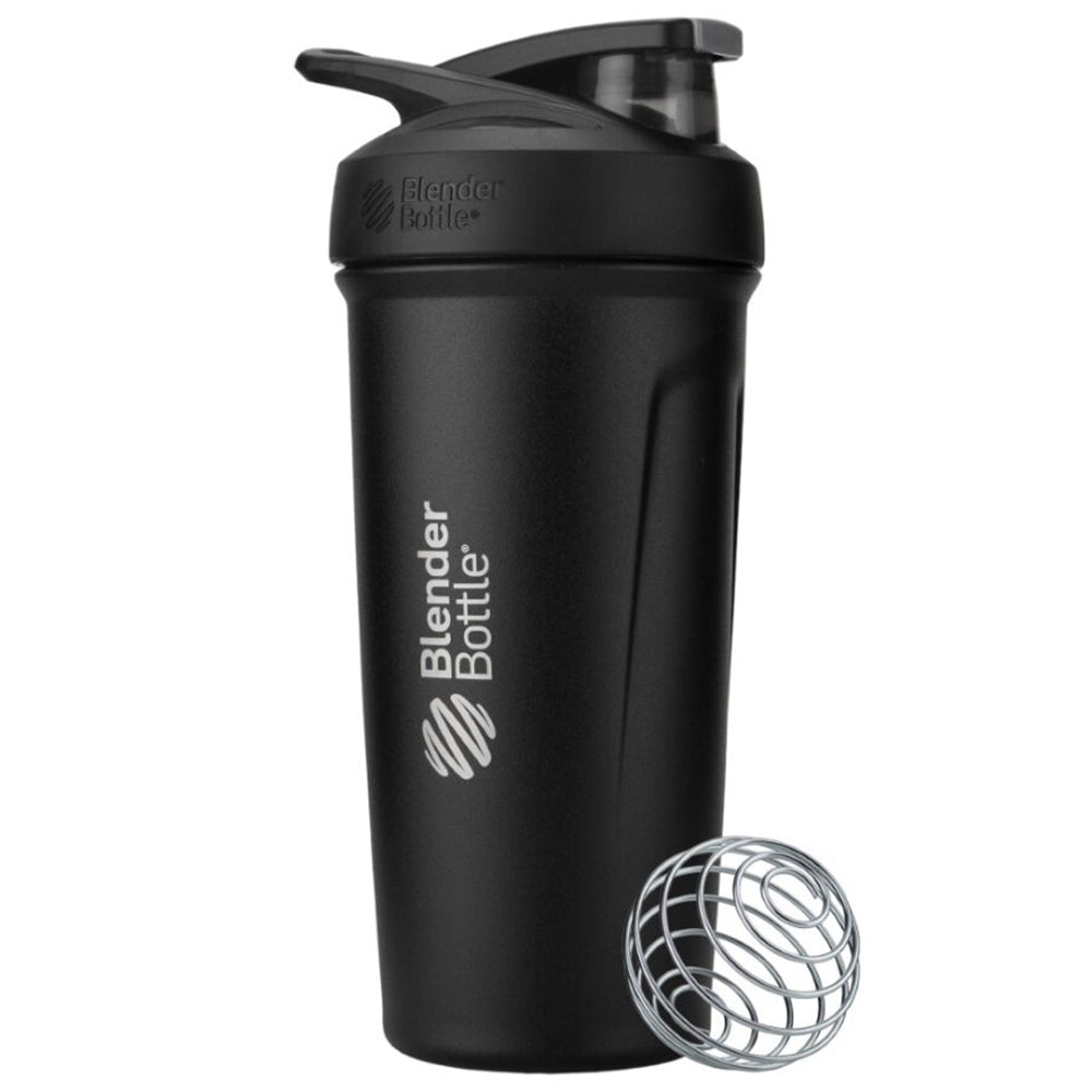 Blender Bottle 24 oz. Strada Insulated Stainless Steel Shaker Bottle w/ Loop Top - Forza Sports