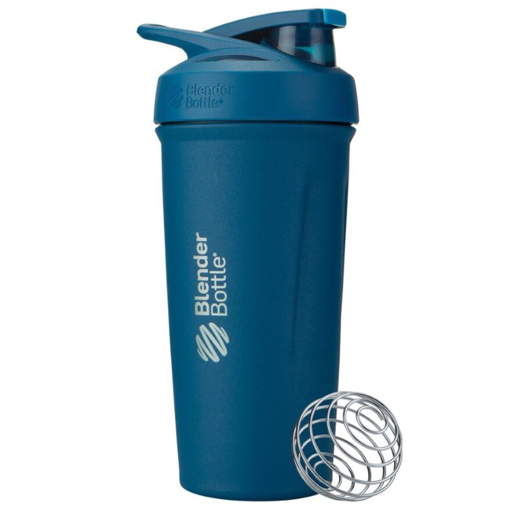 Blender Bottle 24 oz. Strada Insulated Stainless Steel Shaker Bottle w/ Loop Top - Forza Sports