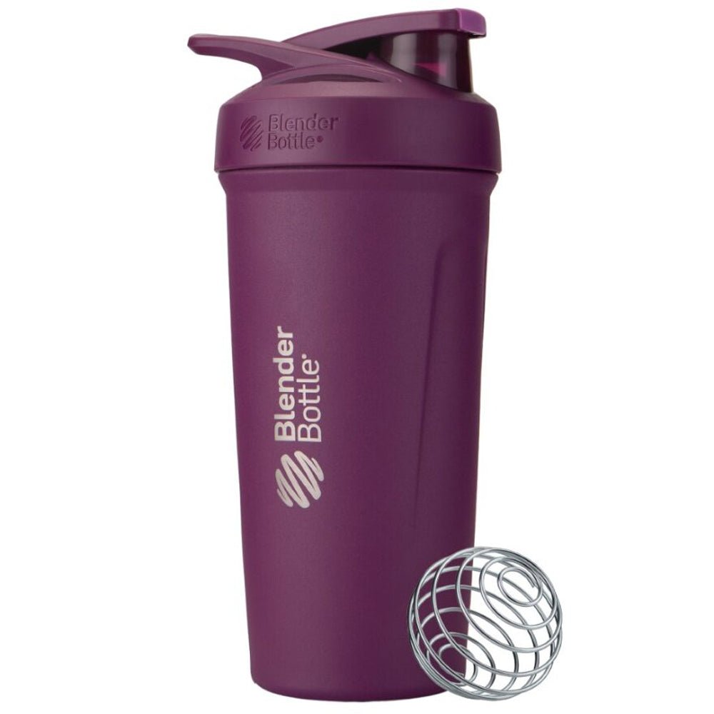 Blender Bottle 24 oz. Strada Insulated Stainless Steel Shaker Bottle w/ Loop Top - Forza Sports