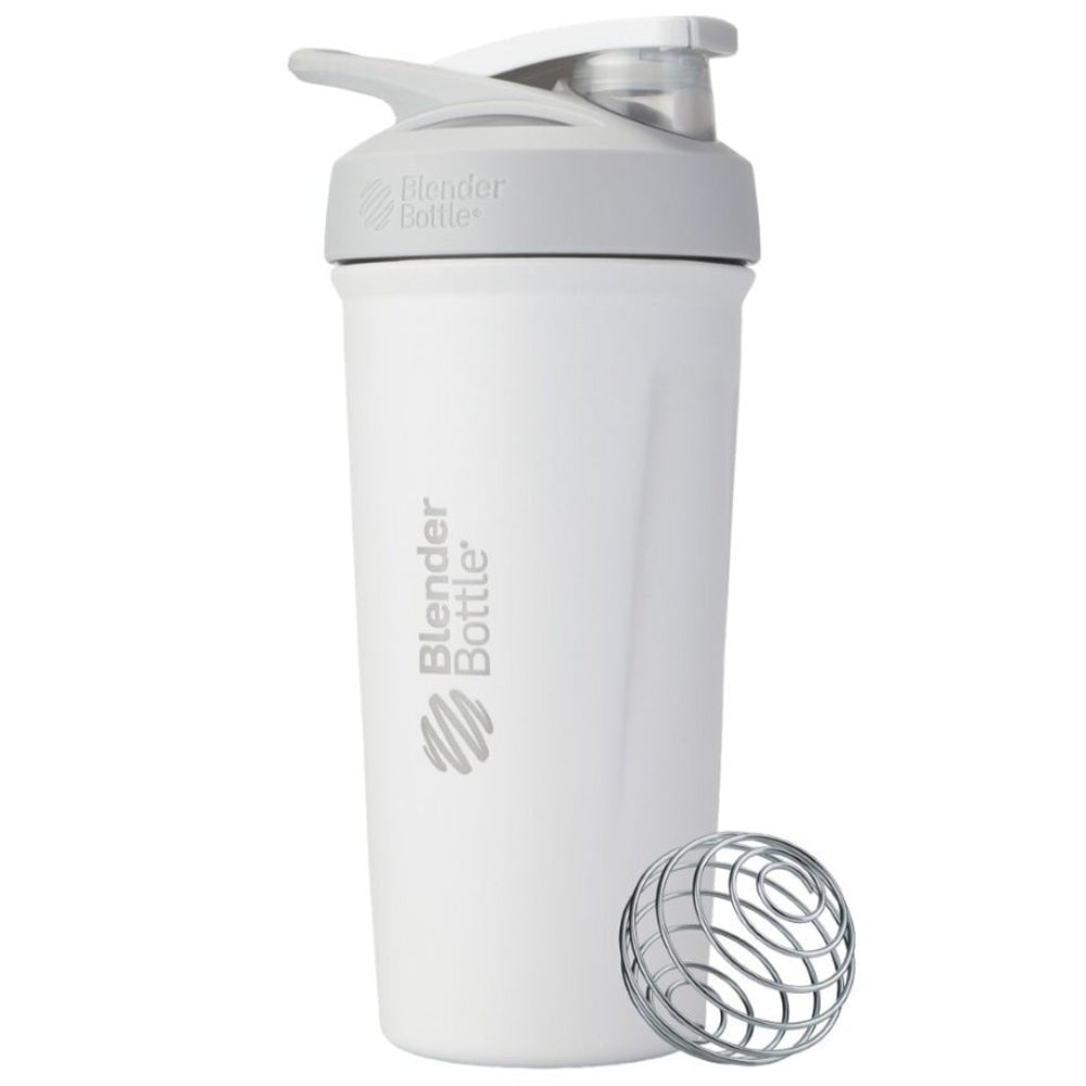 Blender Bottle 24 oz. Strada Insulated Stainless Steel Shaker Bottle w/ Loop Top - Forza Sports