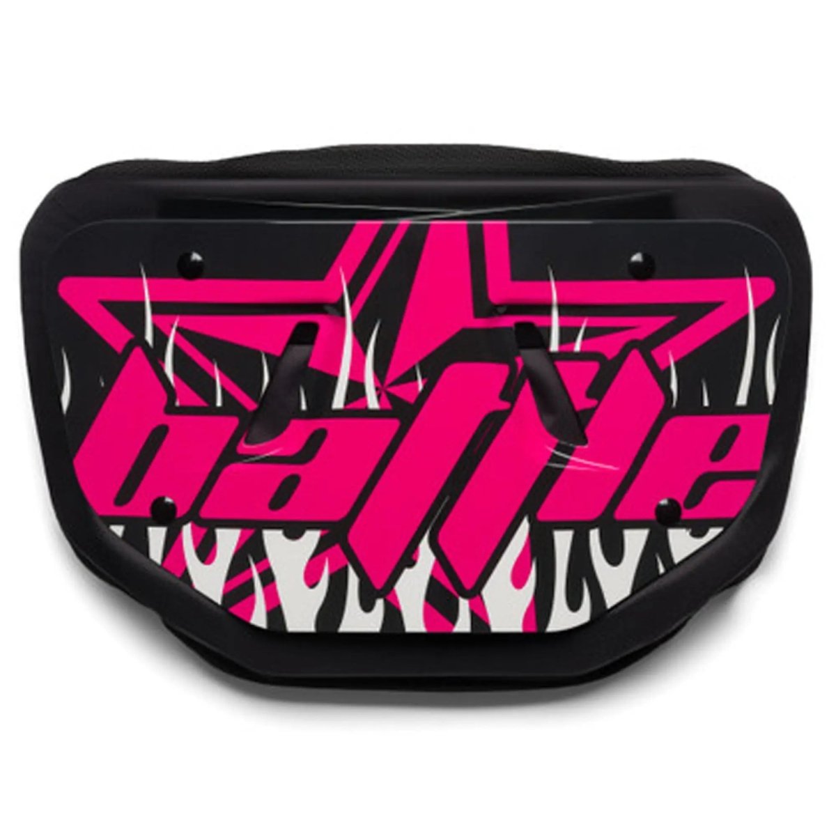 Battle Sports Adult Backplate " Astro " - Black/Pink Battle Sports