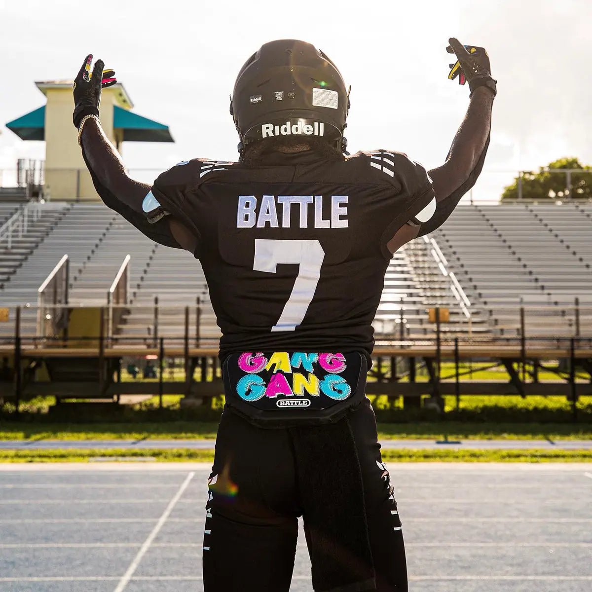 Battle Sports Gang Gang Chrome Football Back Plate Battle Sports
