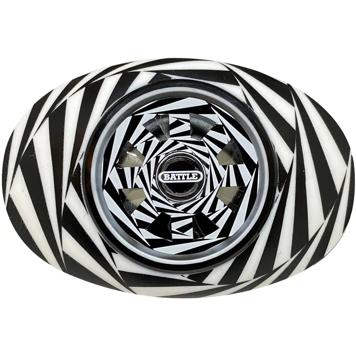 Battle Sports Kaleidoscope Spinner Oxygen Mouthguard - Black/White Battle Sports