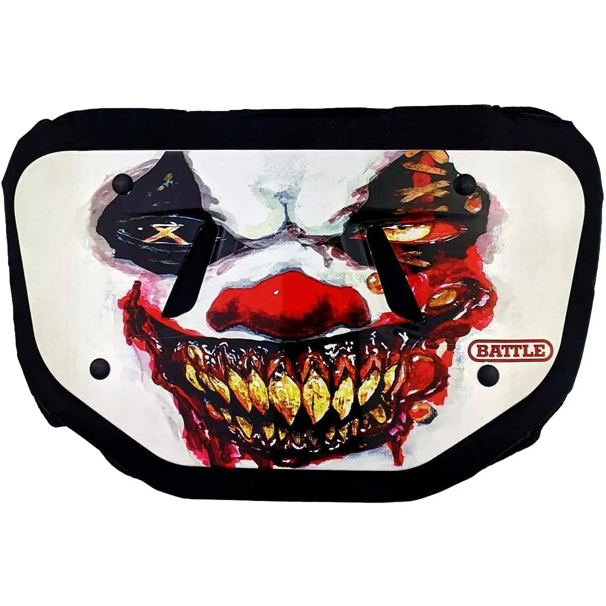 Battle Sports Krazy Klown Chrome Football Back Plate Battle Sports