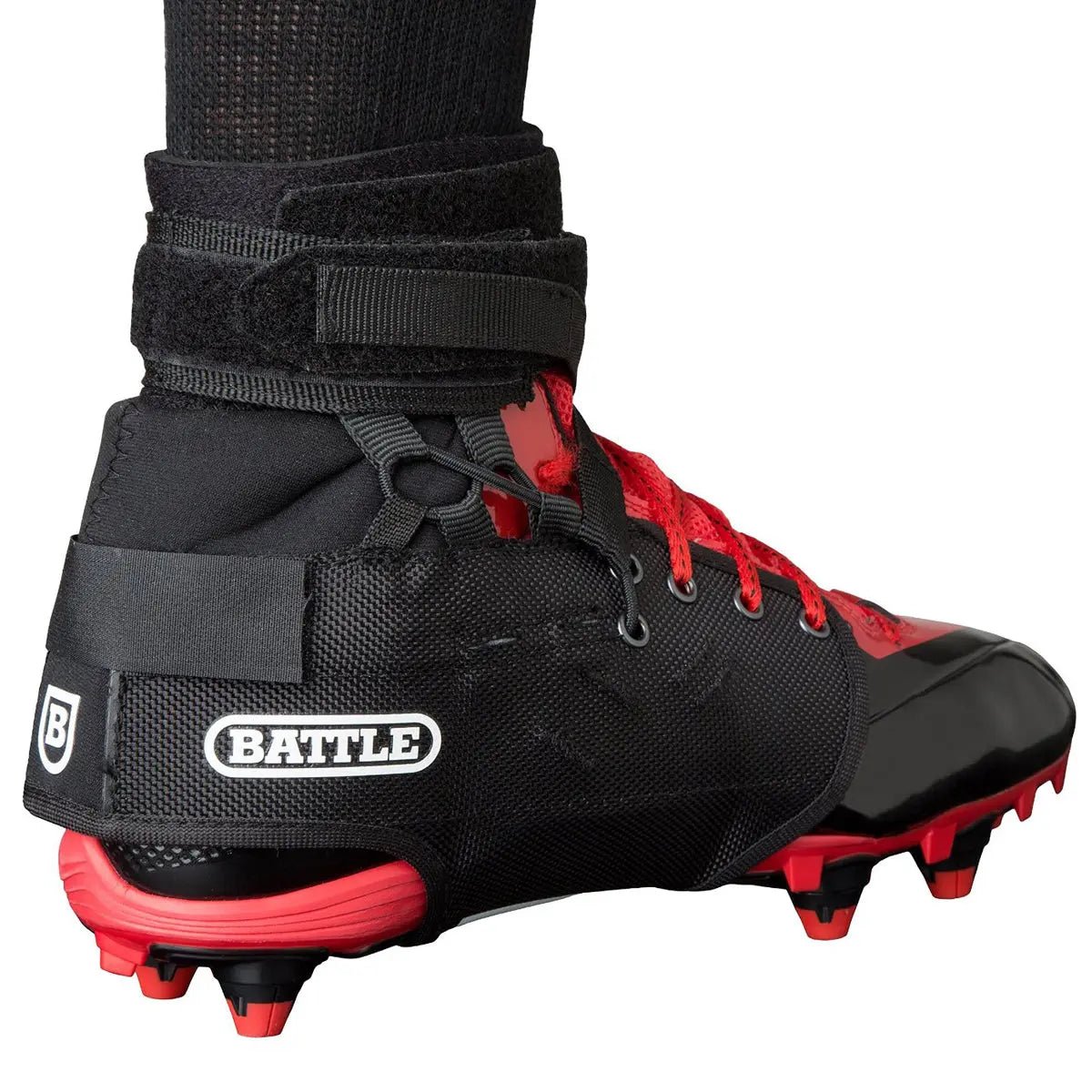 Battle Sports XFAST Over the Cleat Ankle Support System - Black Battle Sports