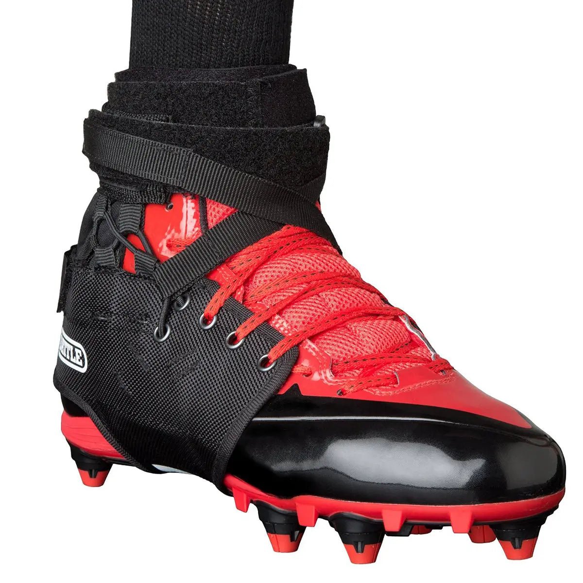 Battle Sports XFAST Over the Cleat Ankle Support System - Black Battle Sports