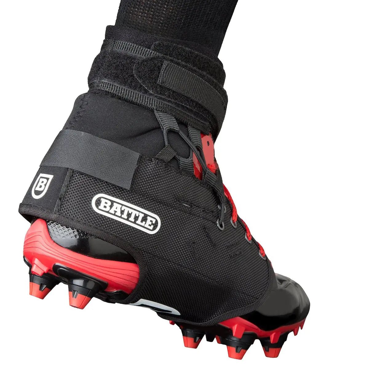 Battle Sports XFAST Over the Cleat Ankle Support System - Black Battle Sports