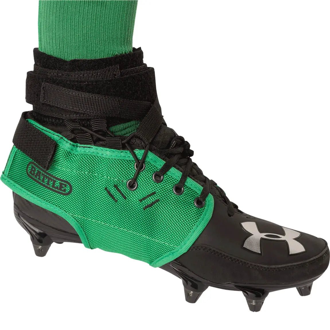 Battle Sports XFAST Over the Cleat Ankle Support System - Green Battle Sports