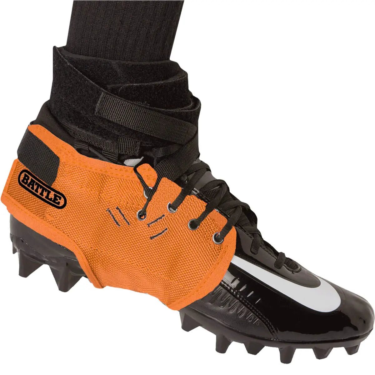 Battle Sports XFAST Over the Cleat Ankle Support System - Orange Battle Sports