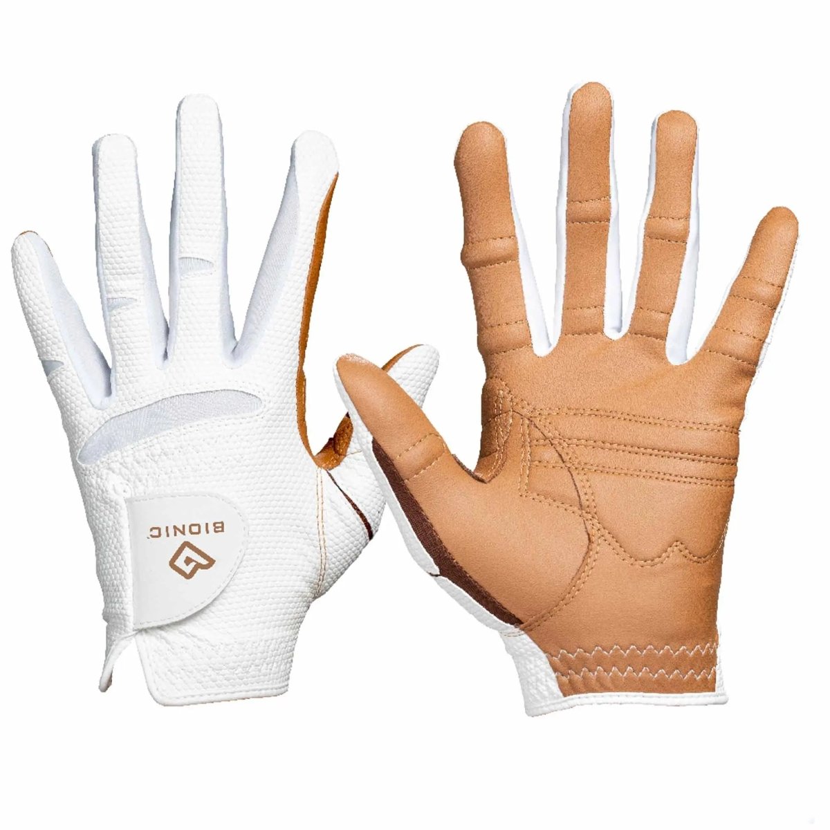 Bionic Gloves Women's RelaxGrip 2.0 DX Golf - Left - Caramel Bionic Gloves