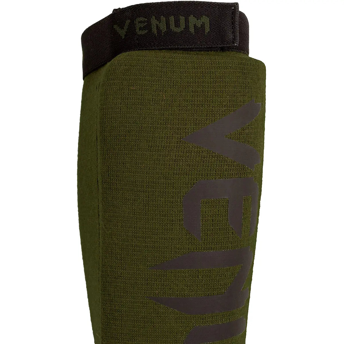 Venum Kontact Protective MMA Shin Guards Without Foot - Khaki/Black Venum