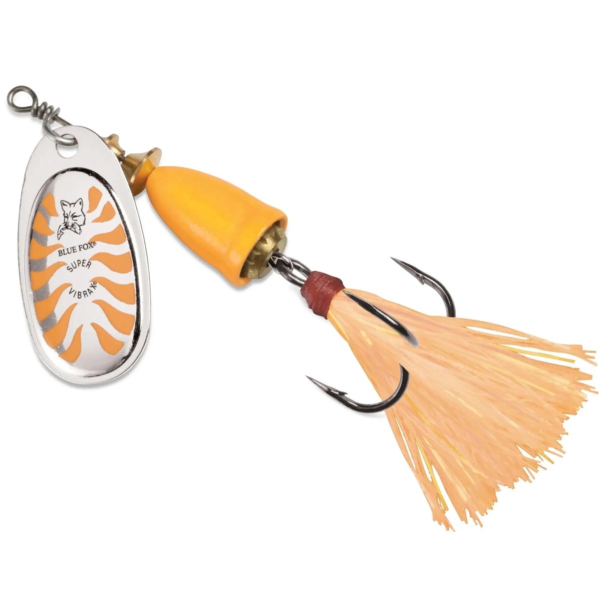 Blue Fox Classic Vibrax Glow - 3/8 oz. - Glow Orange Blue Fox