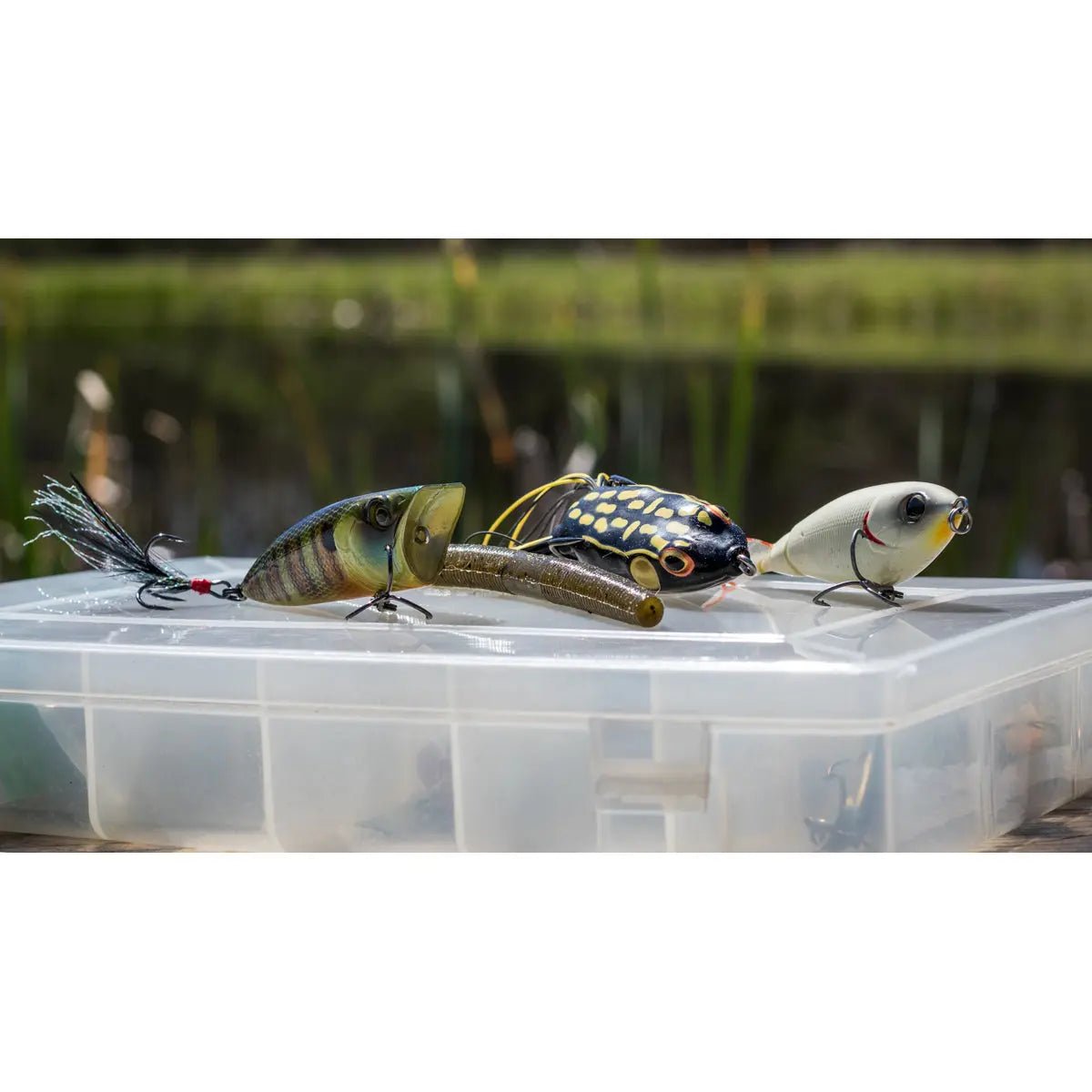 Booyah Buzz Bait 3/8 oz. Fishing Lure - Snow White Shad Booyah