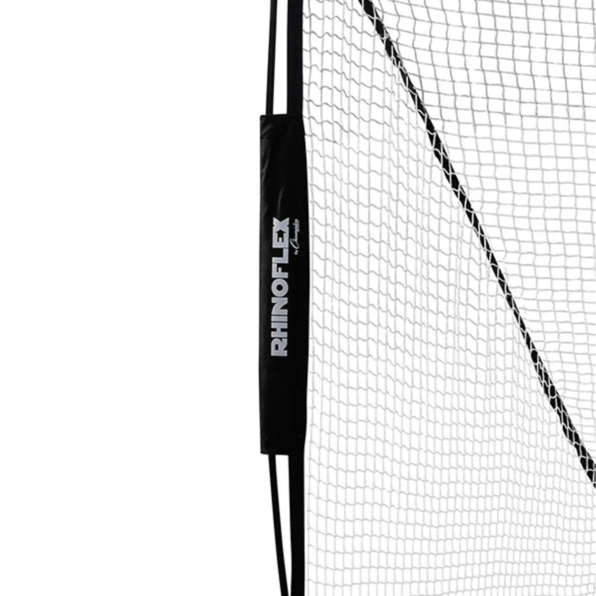 Champion Sports 6' x 6' Steel Frame Rhino Flex Lacrosse Goal - Black Champion Sports