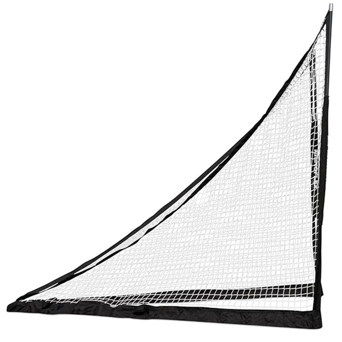 Champion Sports 6' x 6' Steel Frame Rhino Flex Lacrosse Goal - Black Champion Sports