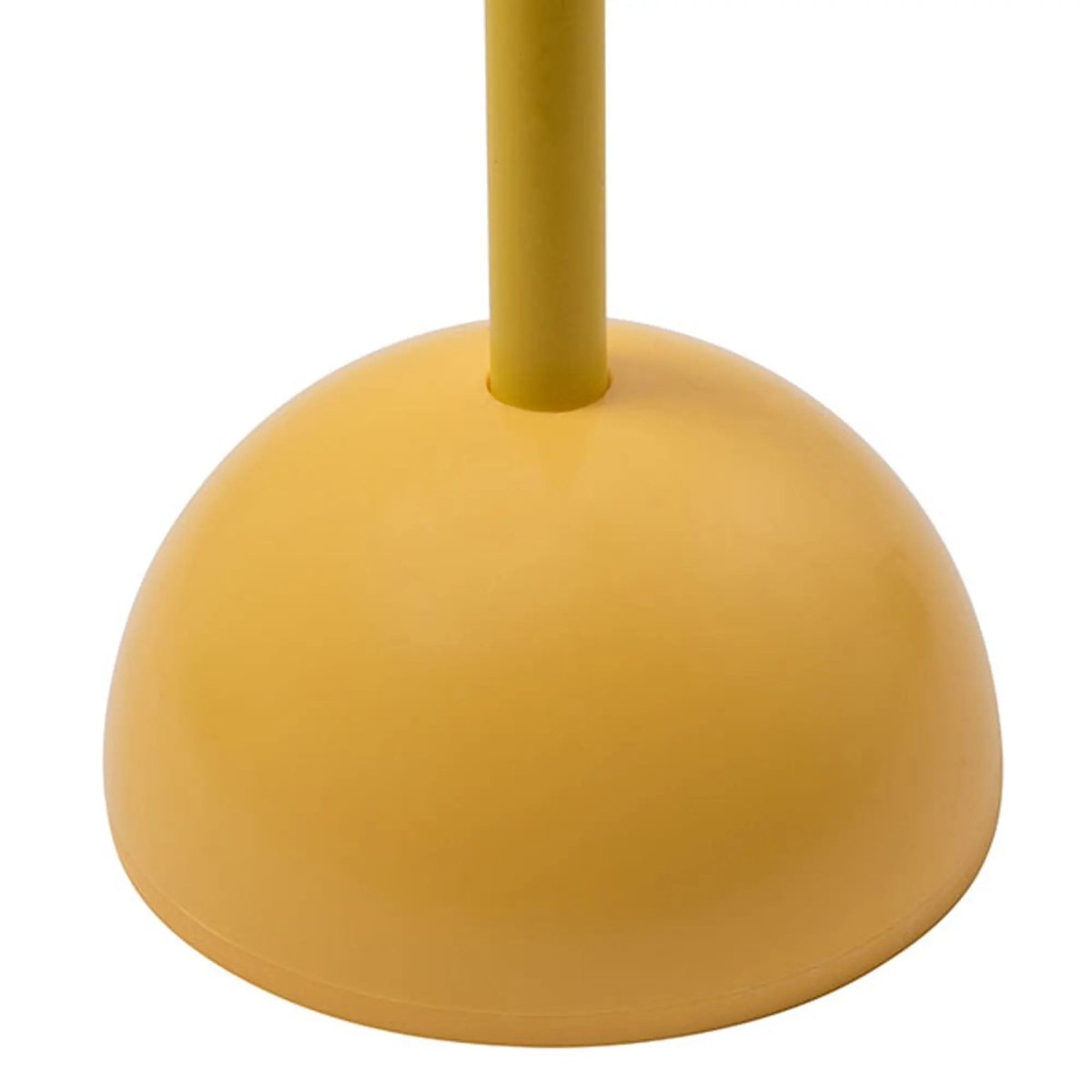 Champion Sports Coaching Sticks With Base - 60"H x 1" OD - Yellow plastic poles Champion Sports