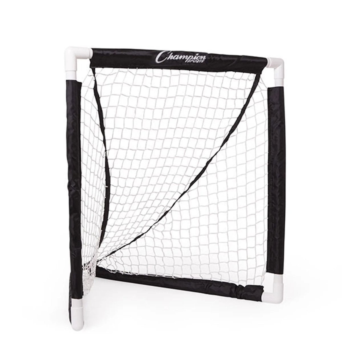 Champion Sports Mini 3' x 3' Lacrosse Goal - Black/White Champion Sports