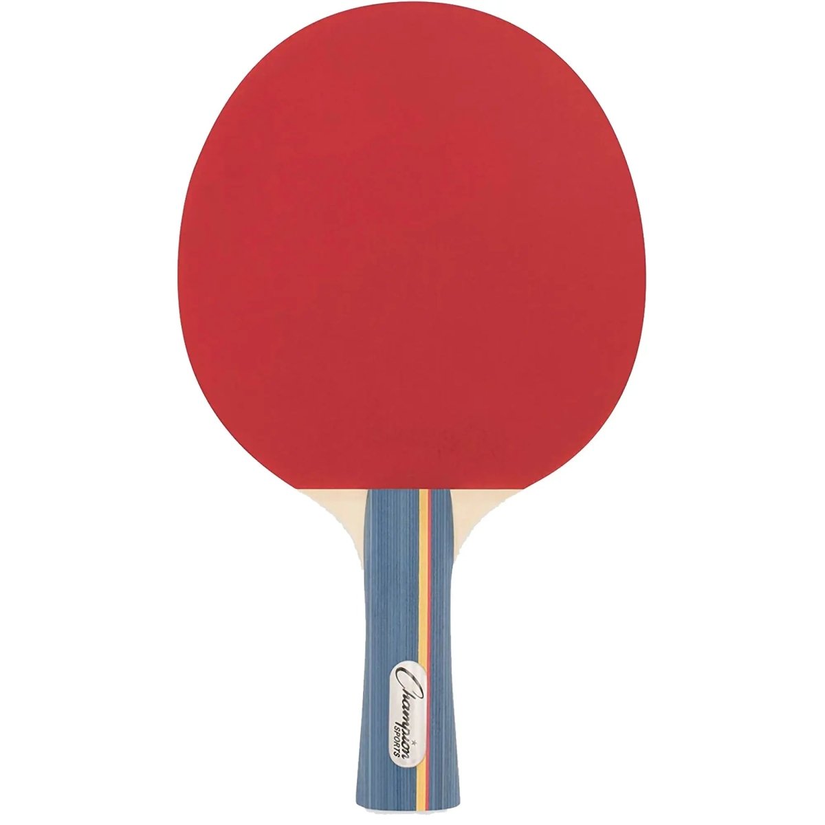 Champion Sports Pro 14 7 Ply Pips In Rubber Face Table Tennis Paddle - Red/Black Champion Sports