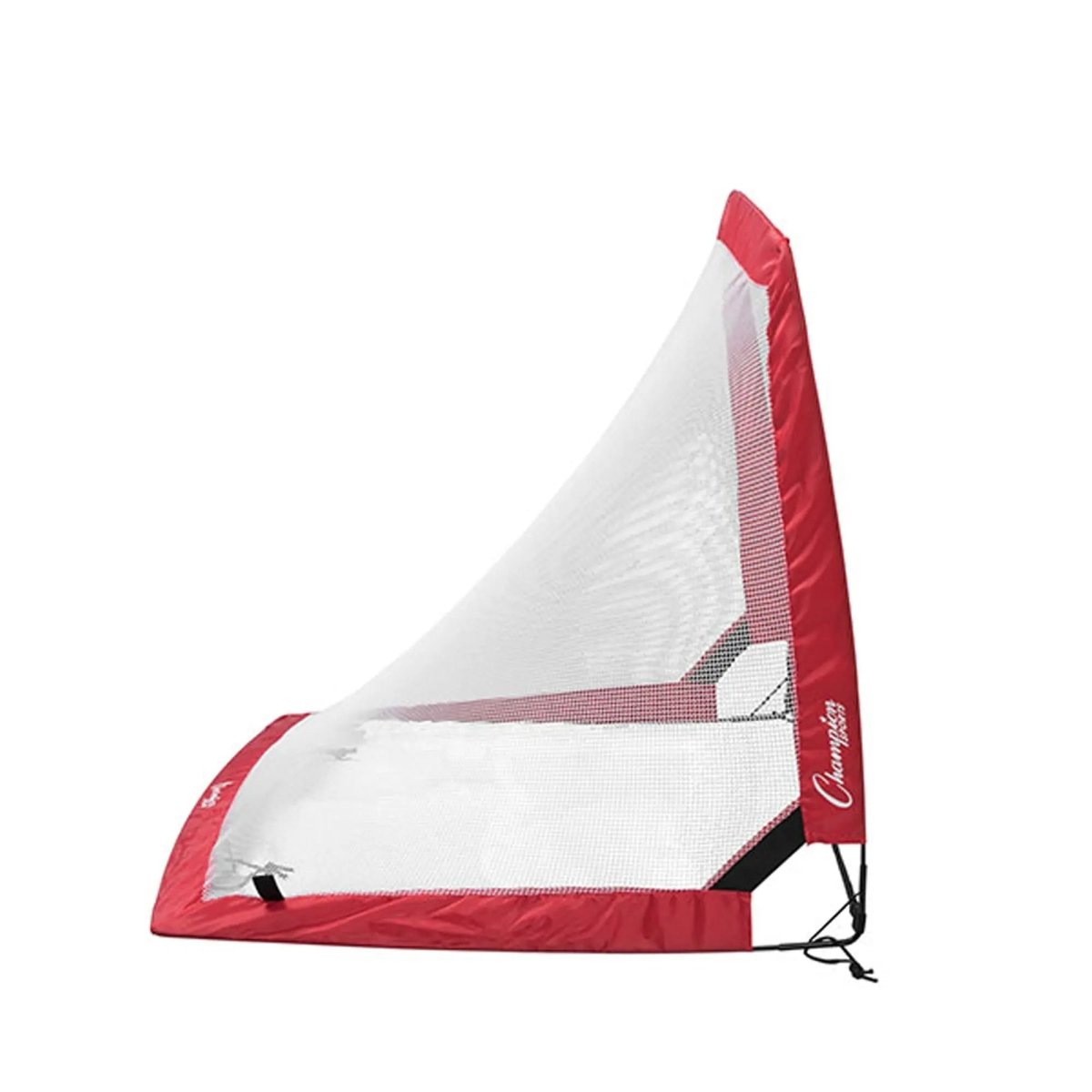 Champion Sports Rectangular Pop-Up Goal - 48" x 37" x 37" - Red Champion Sports