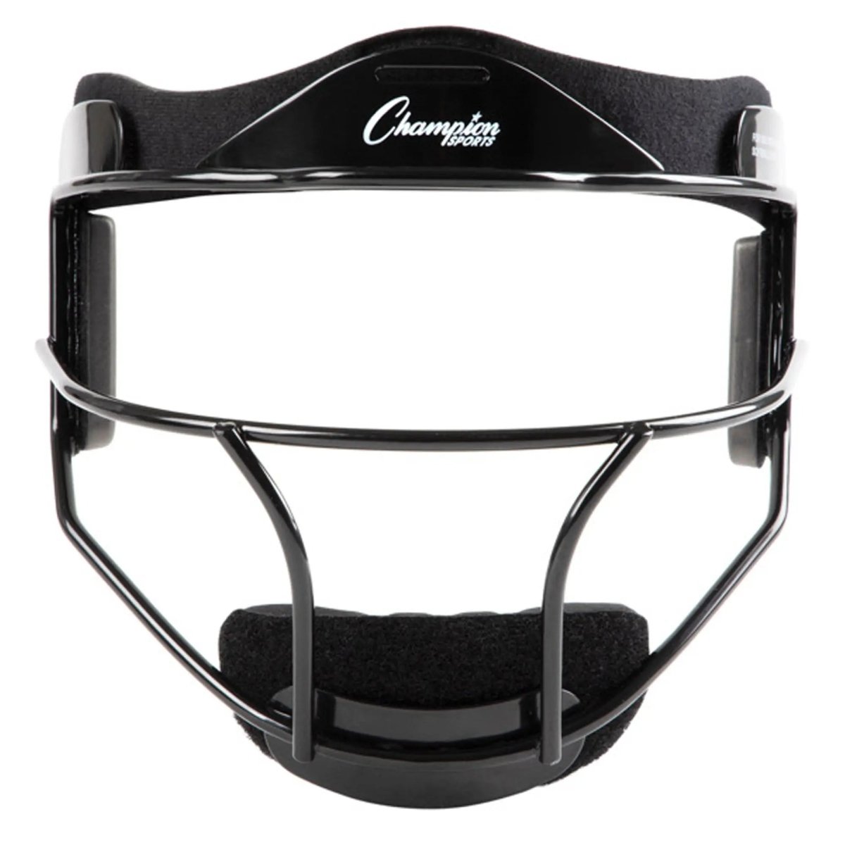 Champion Sports Softball Fielder's Mask Youth Size 6.25"-6.75" - Black Champion Sports