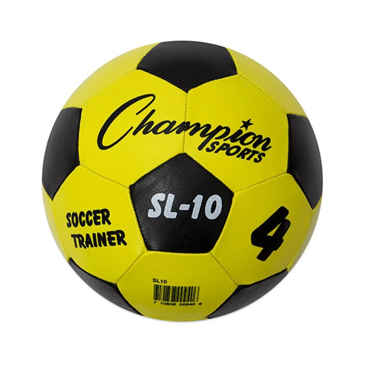 Champion Sports Trainer Soccer Ball - Yellow/Black Champion Sports