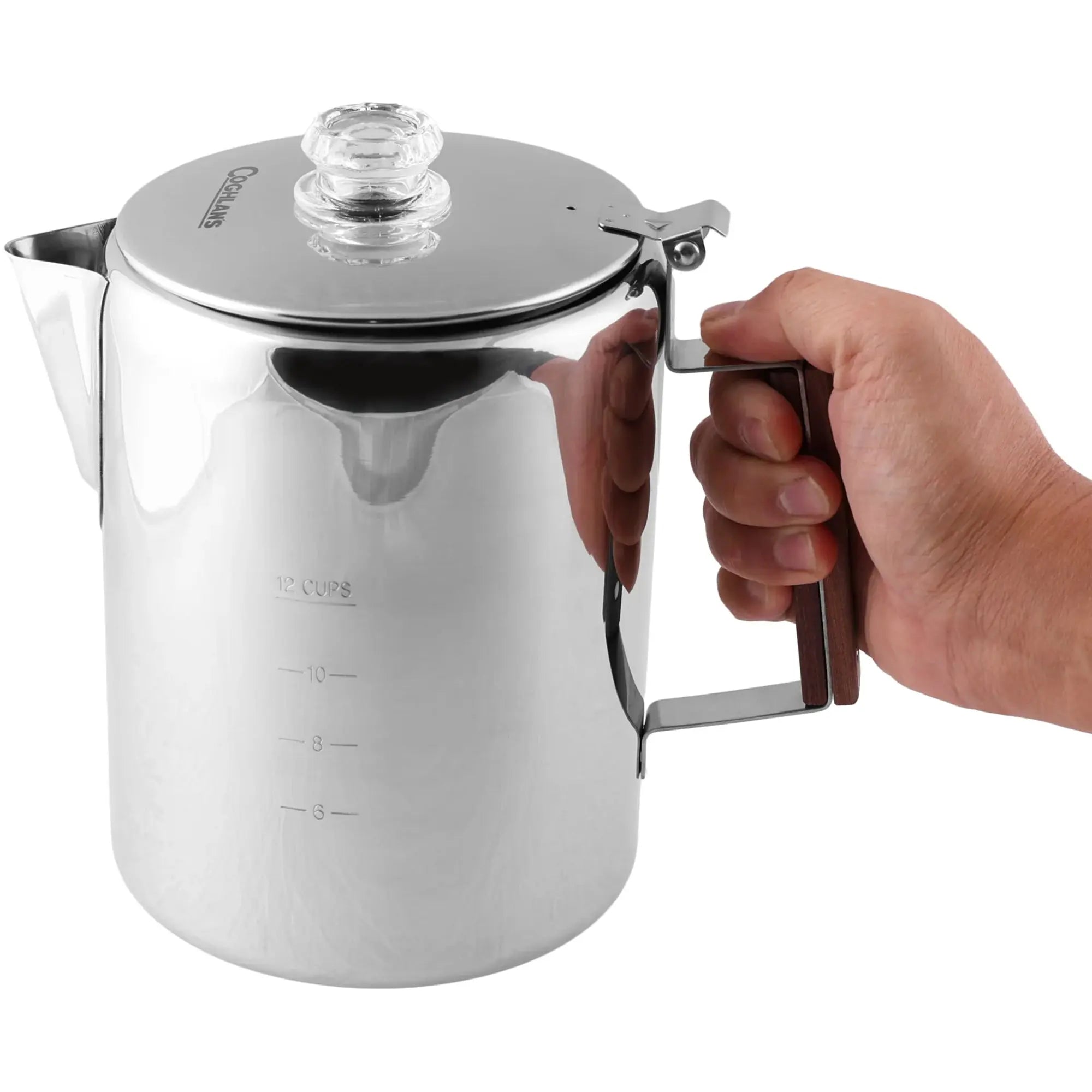 Coghlan's 12-Cup Stainless Steel Coffee Pot Coghlan's