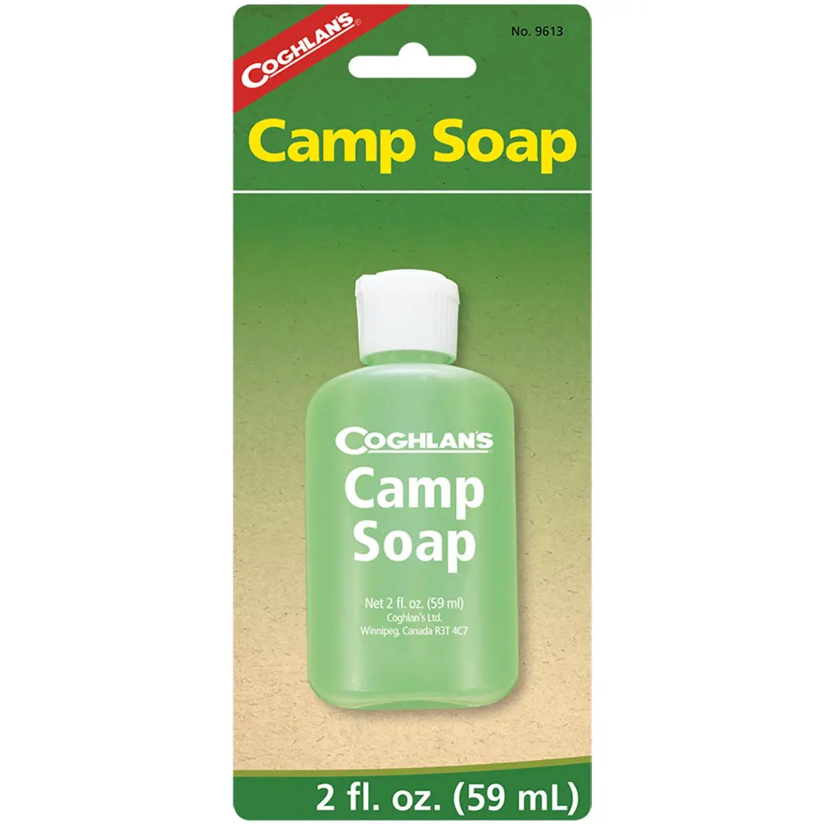 Coghlan's Camp Soap, 2 fluid ounces, Squeezable Bottle, Clean Dishes or Gear Coghlan's