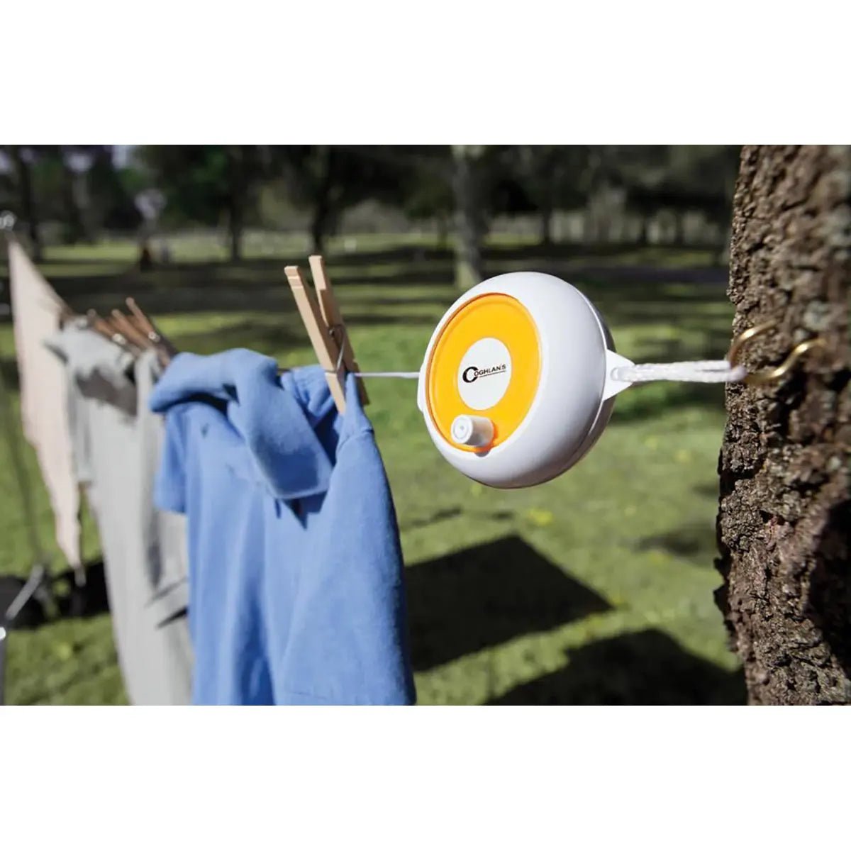 Coghlan's Laundry Reel, 21' Portable Clothesline, Adjustable Nylon Clothes Line Coghlan's