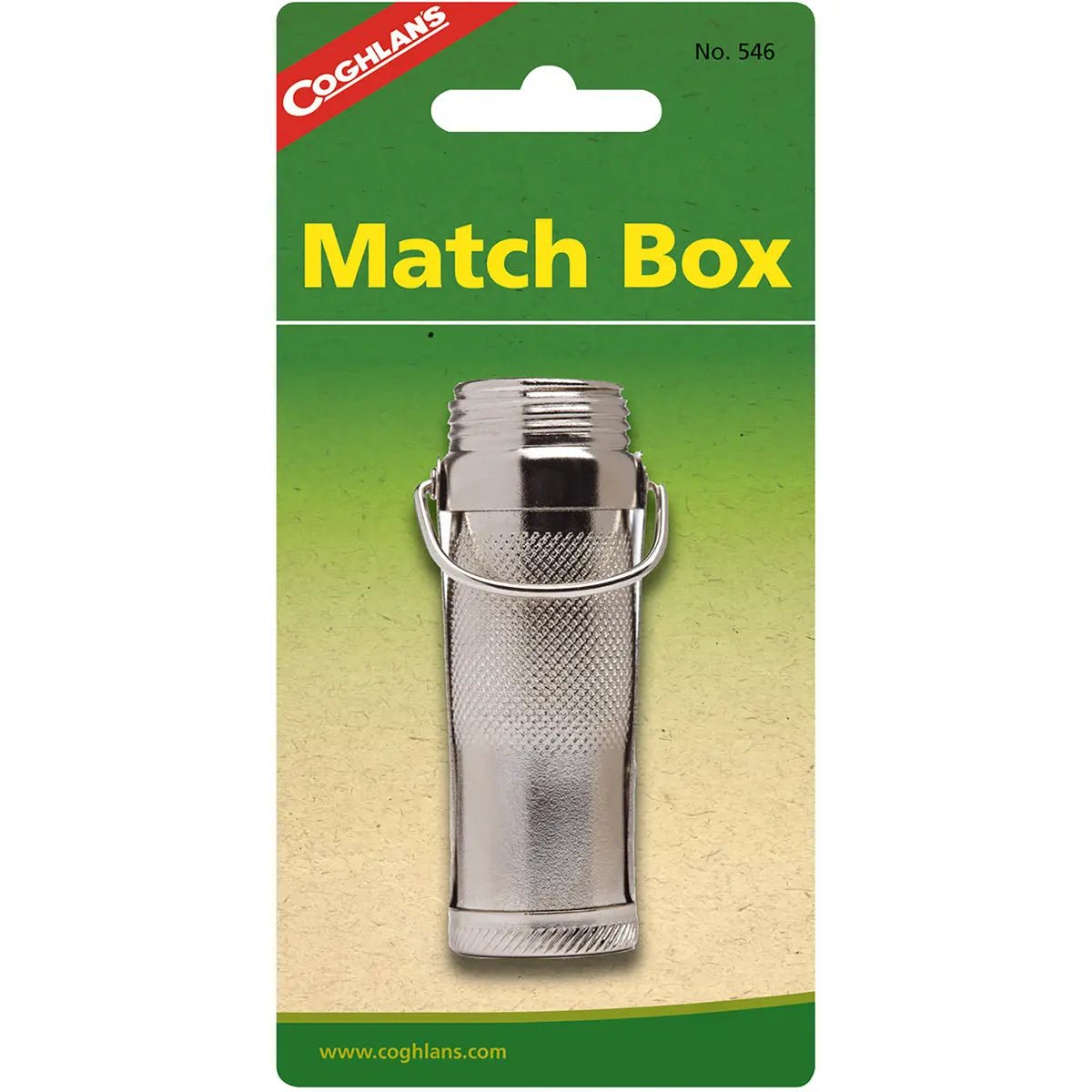 Coghlan's Match Box, Watertight Nickel Plated Holder, Waterproof Pocket Compact Coghlan's