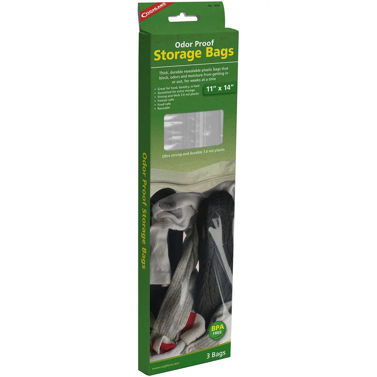 Coghlan's Odor Proof Storage Bags (3 Count), Reusable Food Safe Coghlan's