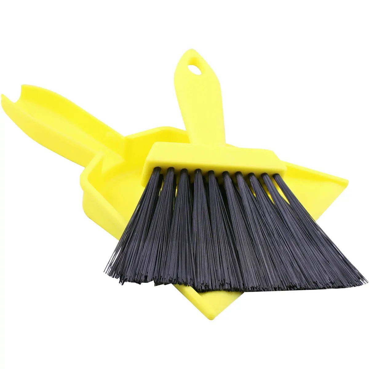 Coghlan's Tent Whisk & Dust Pan, Plastic Broom Sweeper Snaps into 8 1/2" Bin Coghlan's