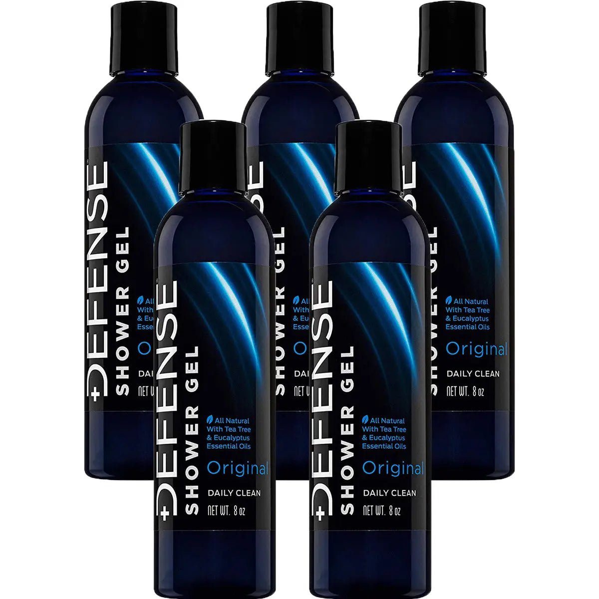 Defense Soap 8 oz. Original Shower Gel - 5 Pack Defense Soap