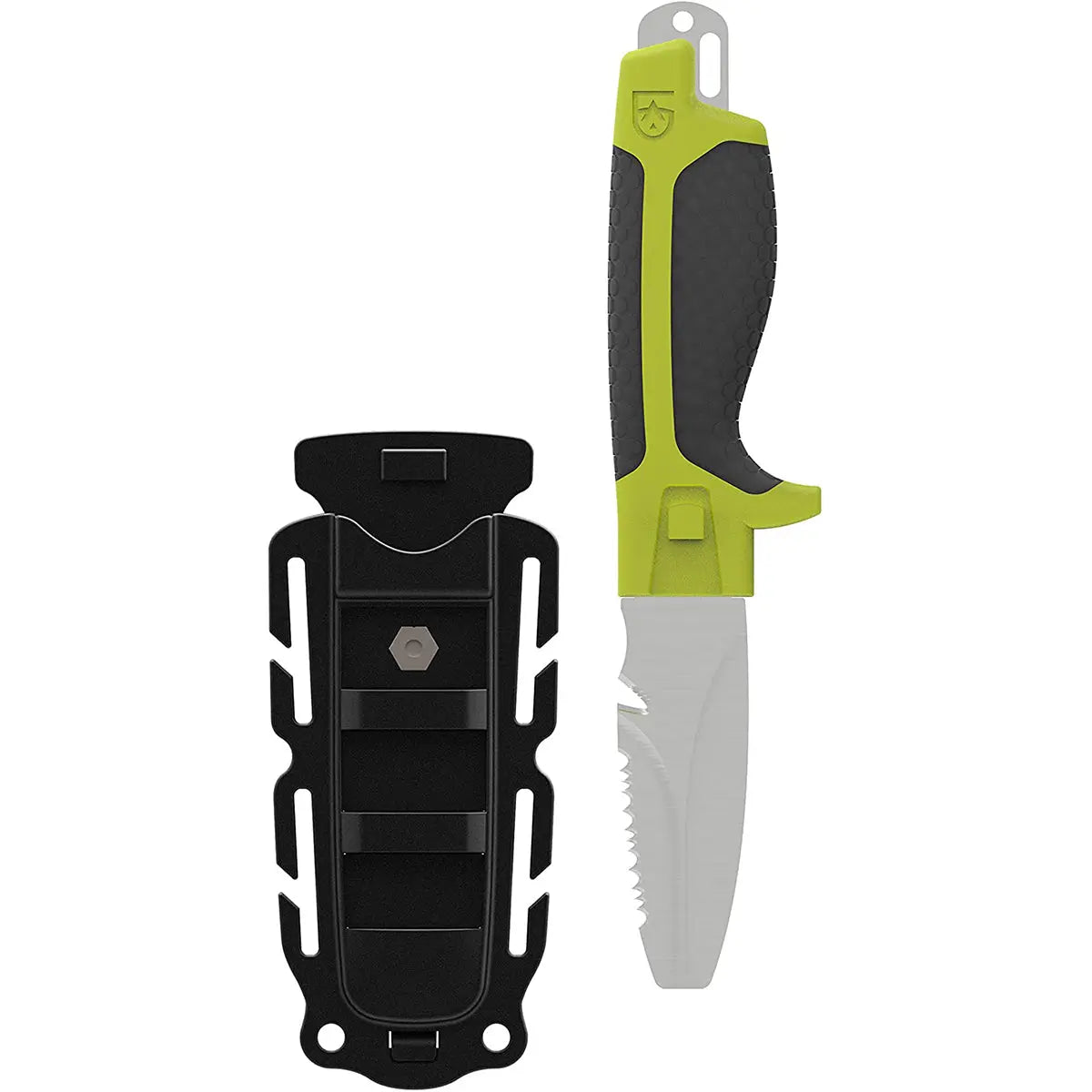 Gear Aid 3 Inch Tanu Dive and Rescue Blunt Tip Fixed Blade Knife with Sheath Gear Aid