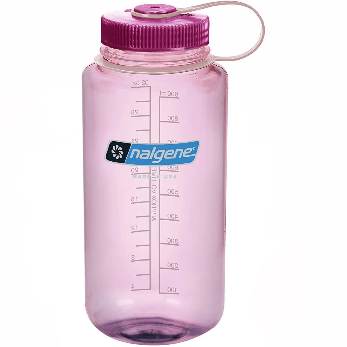 Nalgene Sustain 32 oz. Tritan Wide Mouth Water Bottle - Cosmo/Gray