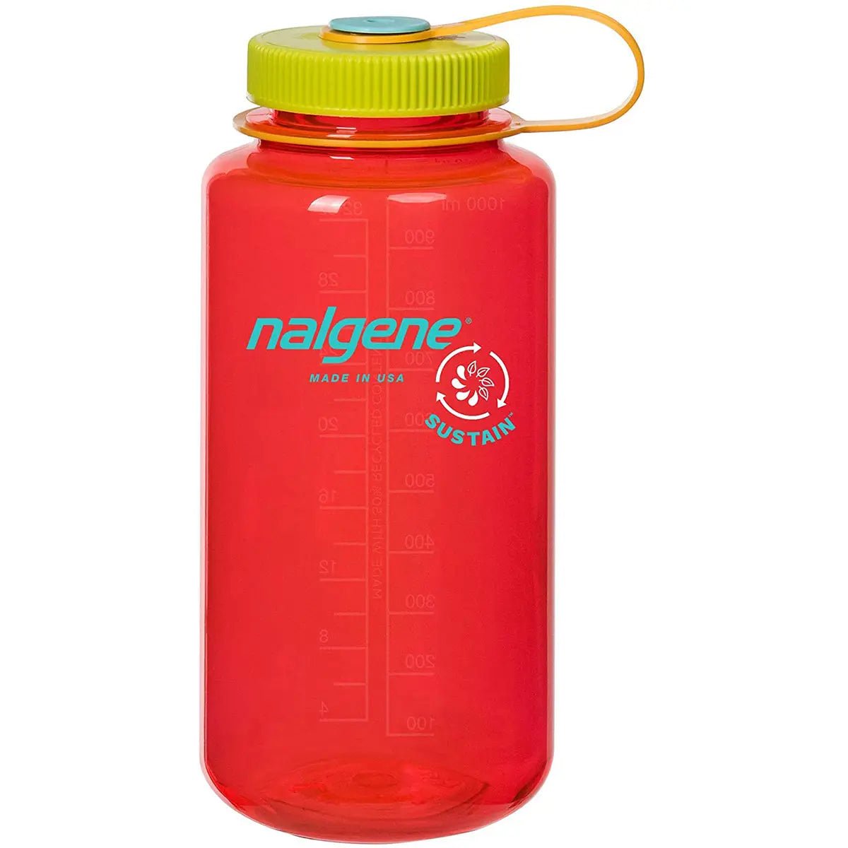 Nalgene Sustain 32 oz. Tritan Wide Mouth Water Bottle - Cosmo/Gray