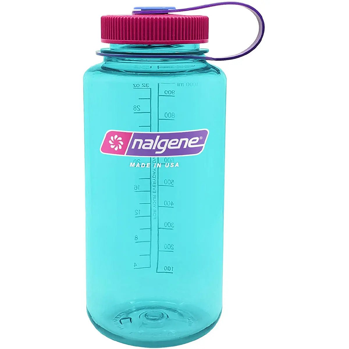 Nalgene Sustain 32 oz. Tritan Wide Mouth Water Bottle - Cosmo/Gray