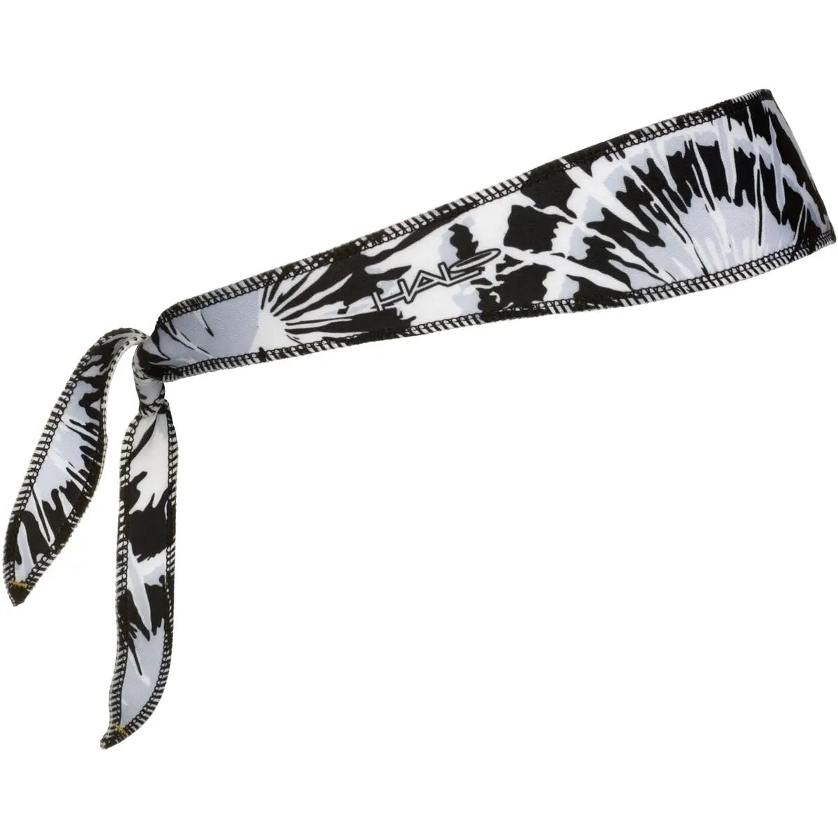 Halo Headband Tie Version I Sweatband - Black Tie-Dye Halo Headband