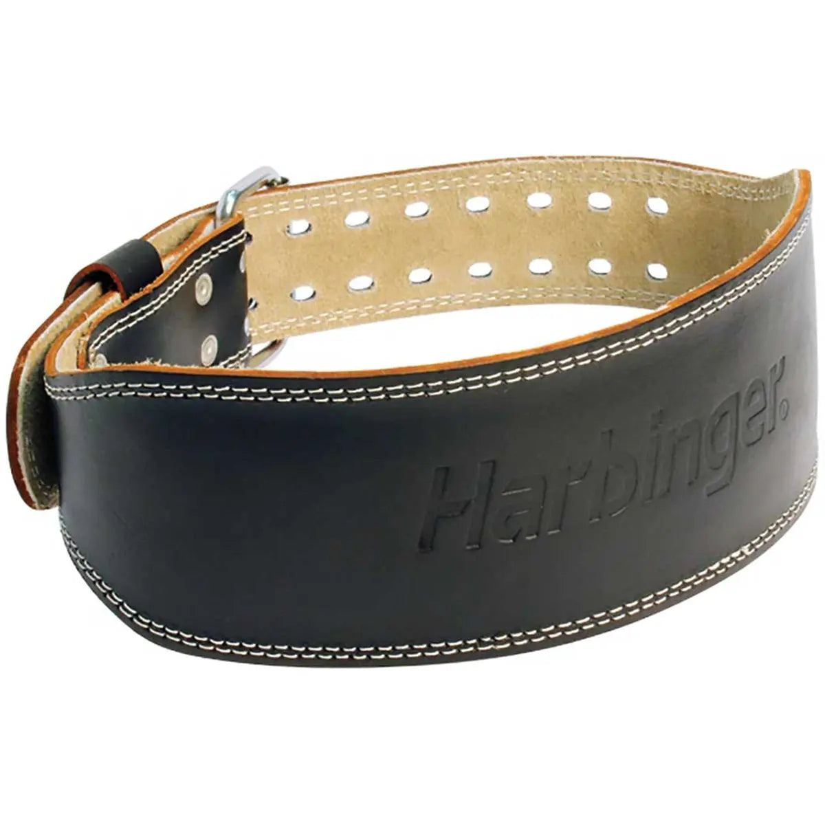 Harbinger 4" Padded Leather Weight Lifting Belt Harbinger