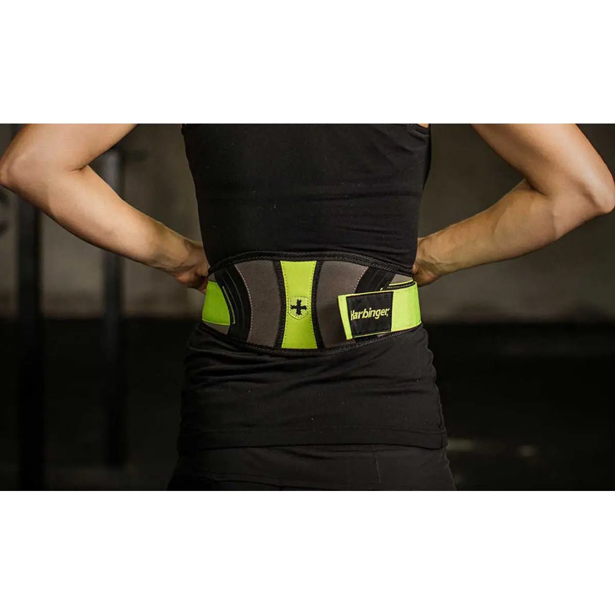 Harbinger Women's 5" Contour FlexFit Weight Lifting Belt - Green/Black/Gray Harbinger