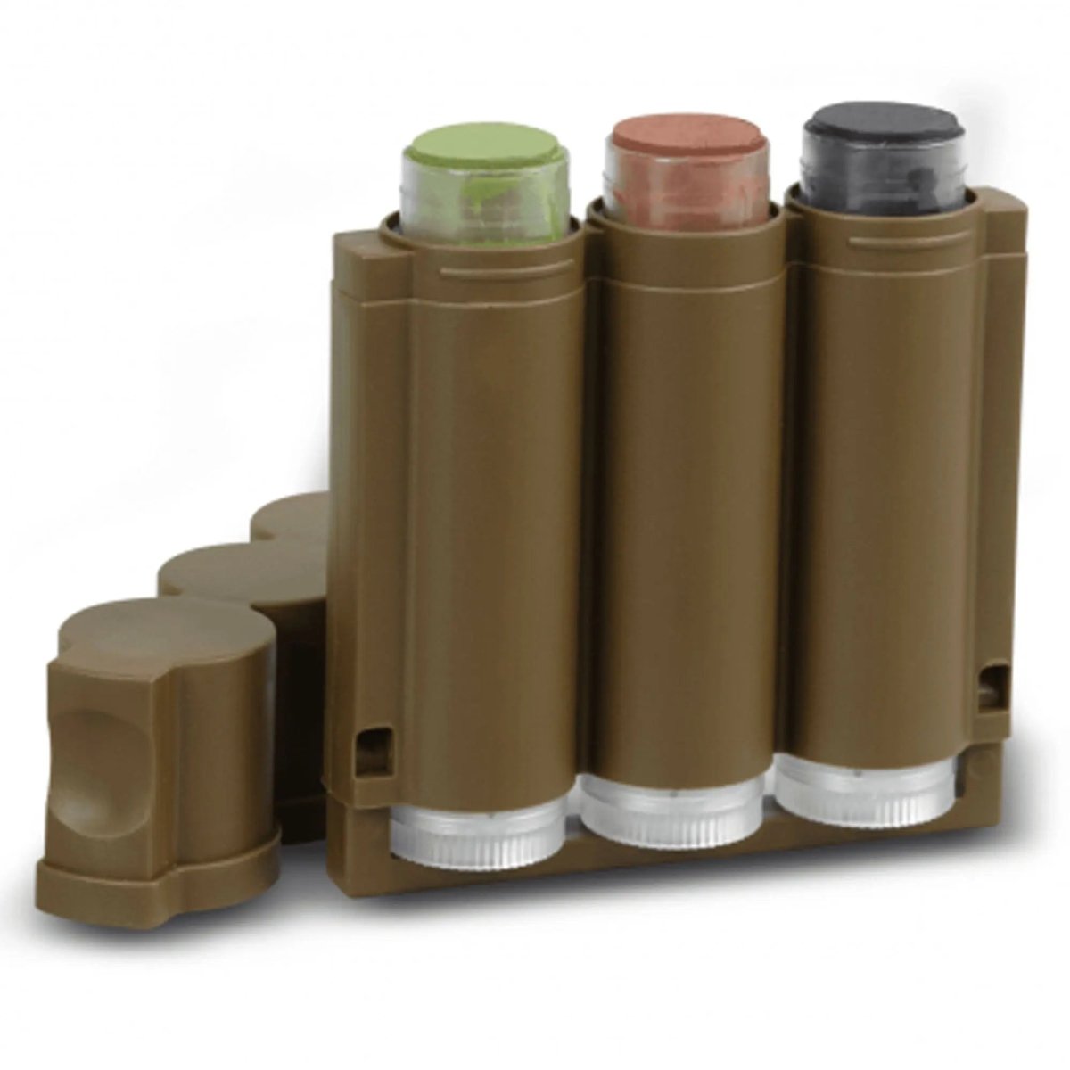 Hunters Specialties - Speed Camo Tri-Color Makeup - Forest Green/Mud Brown/ Flat Black Hunter's Specialties