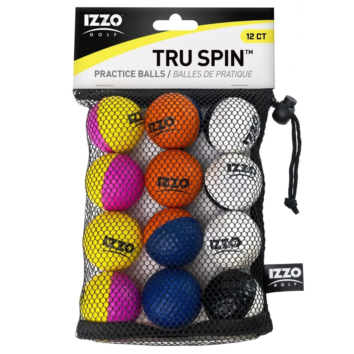 Izzo Golf Tru-Spin Practice Balls - 12 Pack IZZO Golf