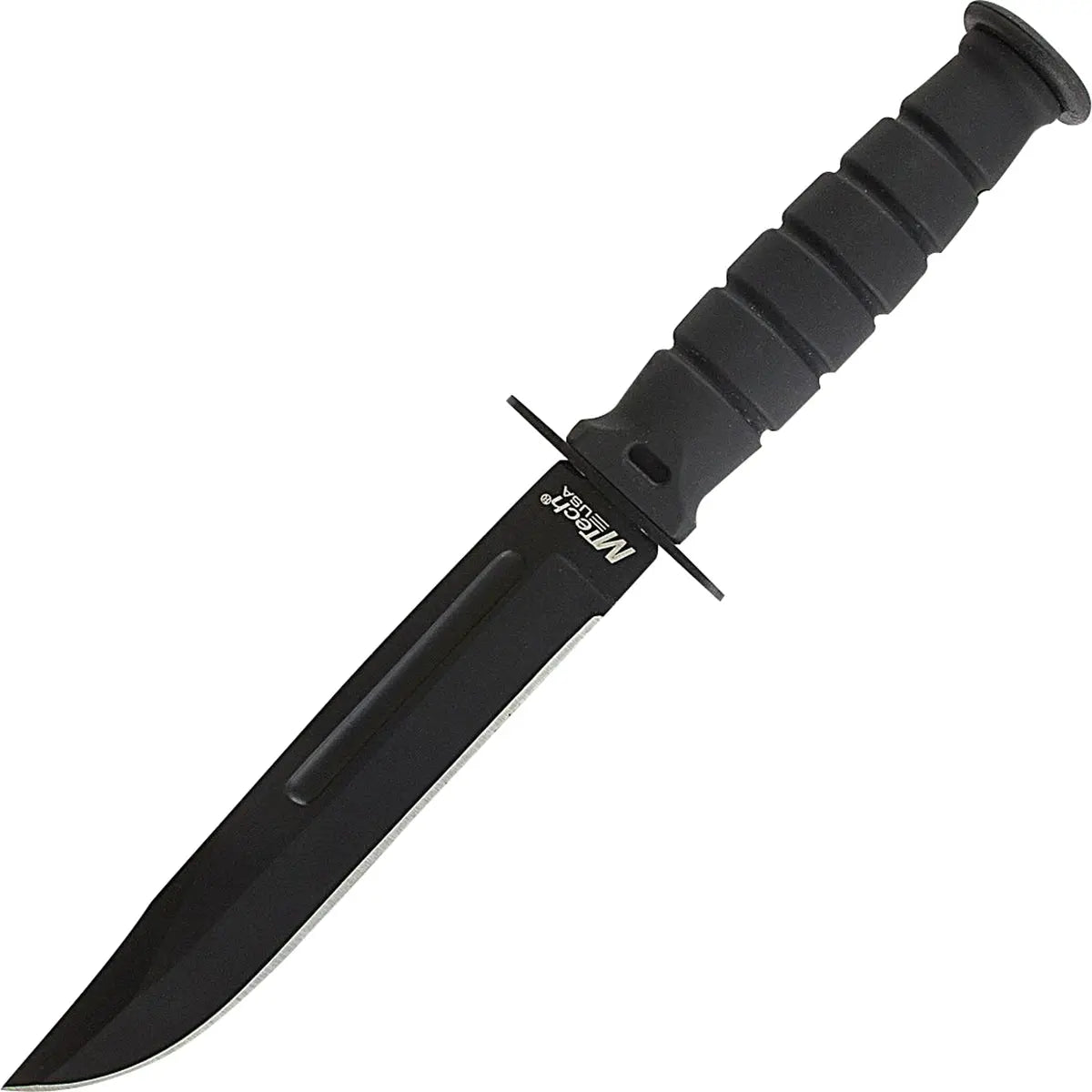 MTech USA Tactical Kabai Fixed Blade Bowie Boot Knife, 6" Overall Black MT-632DB M-Tech